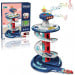 Garage de voitures pour enfants – Circuit de course avec sons, lumières, 3 voitures et tapis de jeu